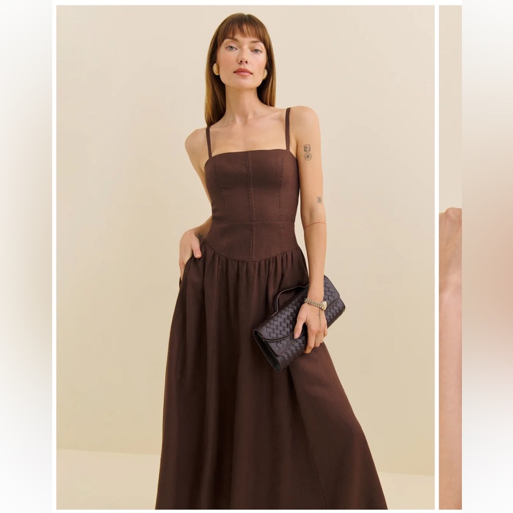 Reformation Katarina Linen dress